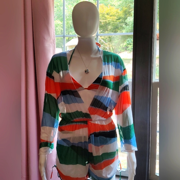 ### NWT UPCBeautiful Beachy 3 Piece Swimsuit set. - Picture 3 of 10